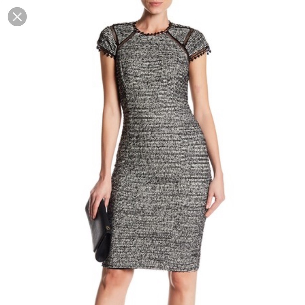 Rebecca Taylor tweed sheath dress size 4